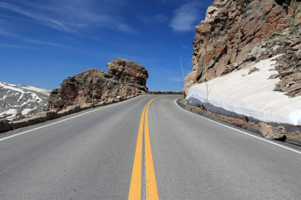 Trail Ridge Road in Colorado